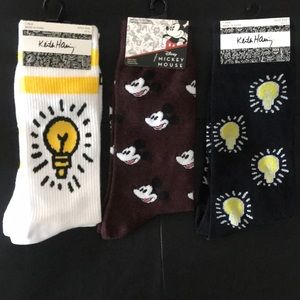 3 pack fun crew cut socks